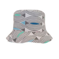 Gorro reversible de verano Crazy Geometric