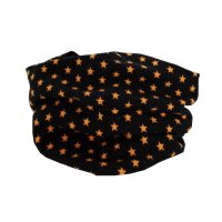 Cuello de entretiempo de estrellas amarillas sobre negro