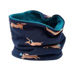Cuello polar perros en azul