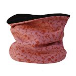 Cuello polar de lunas en rosa rojo