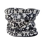 Cuello polar mensaje blanco y negro