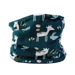 Cuello polar de corzos en verde