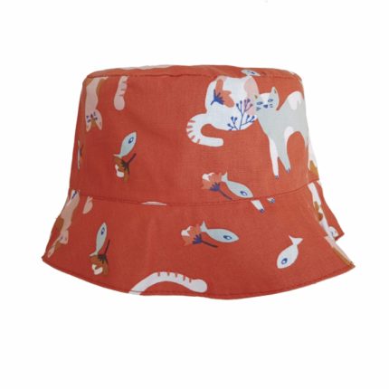 Gorro reversible de gatos