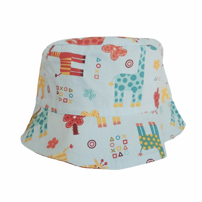 gorro reversible de jirafas